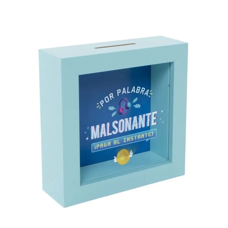 HUCHA DE MADERA - PALABROTAS